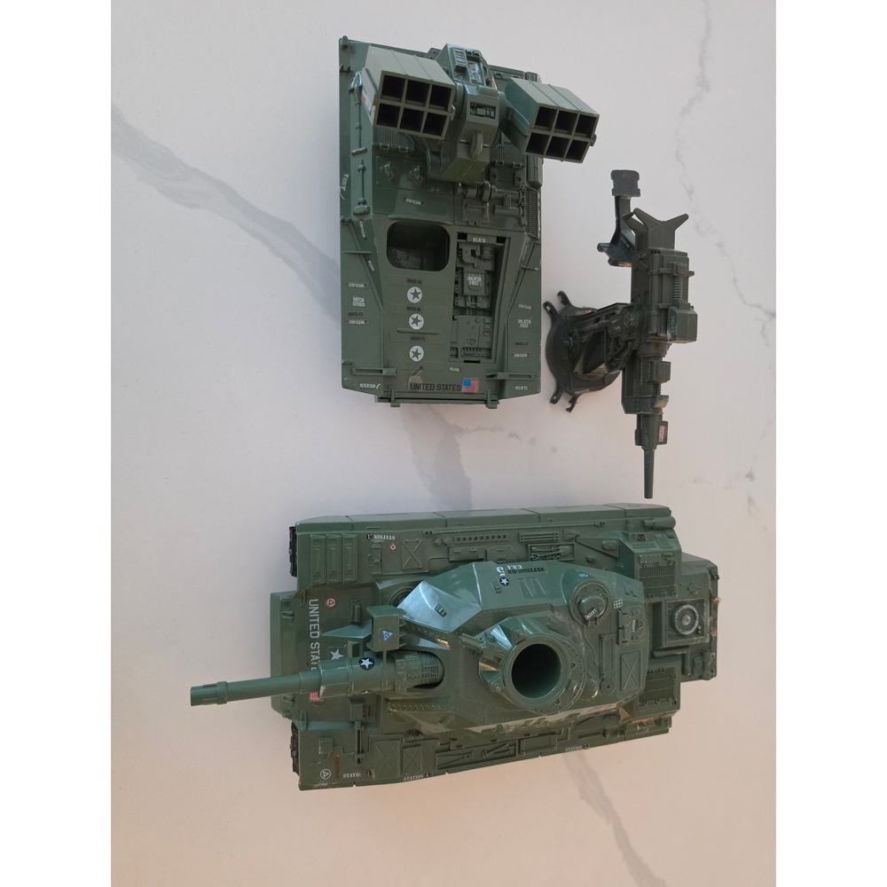 Hasbro GI Joe MOBAT Tank Missile Launcher Set Green Good Vintage 1982 Toy